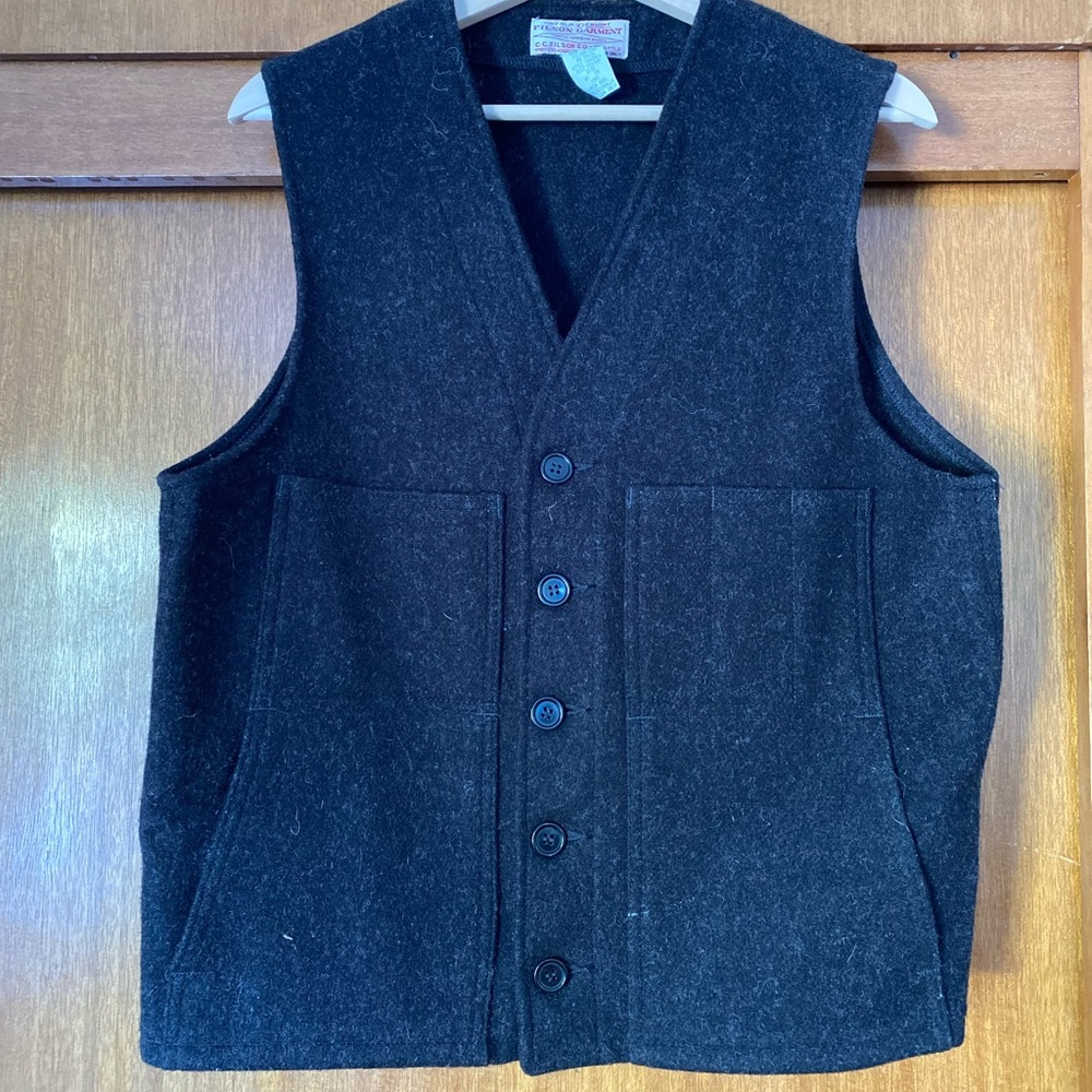 Filson Mackinaw Wool Vest - Men’s size 40